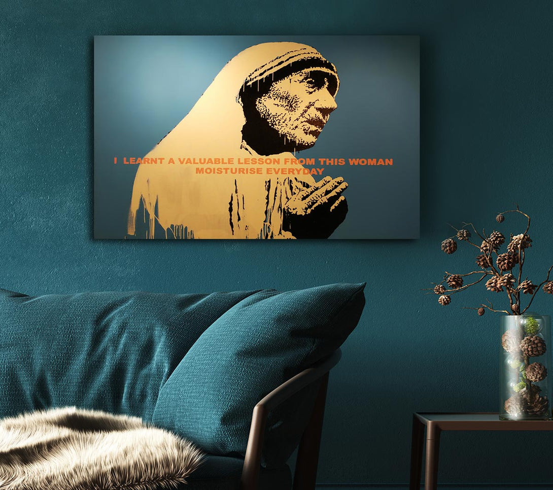 Picture of Curtain Paradise Canvas Print Wall Art