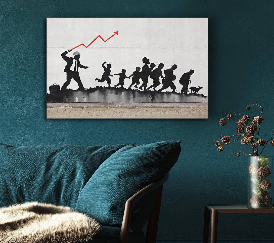 Picture of Stock work Canvas Print Wall Art