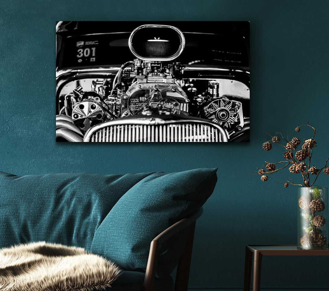 Picture of Huge block engine Canvas Print Wall Art