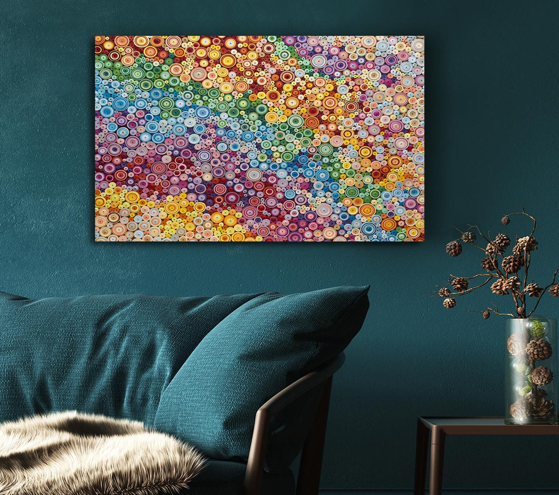 Picture of Thousands Of Beads Canvas Print Wall Art