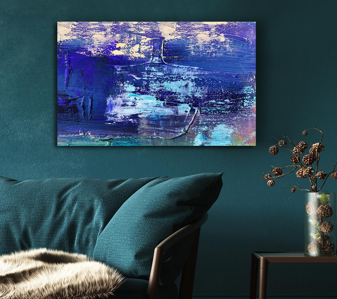 Picture of Acrylic Art Paint Textures Canvas Print Wall Art