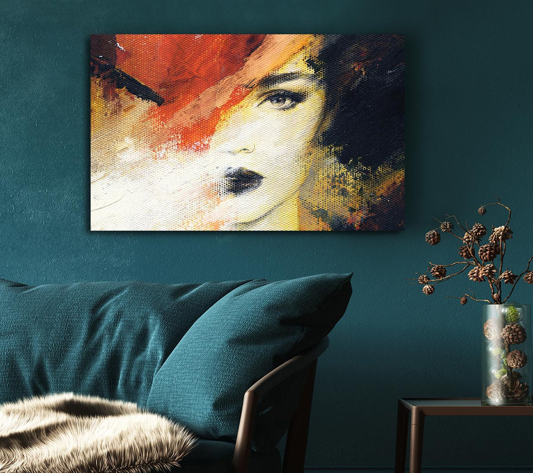 Picture of Striking Face Canvas Print Wall Art