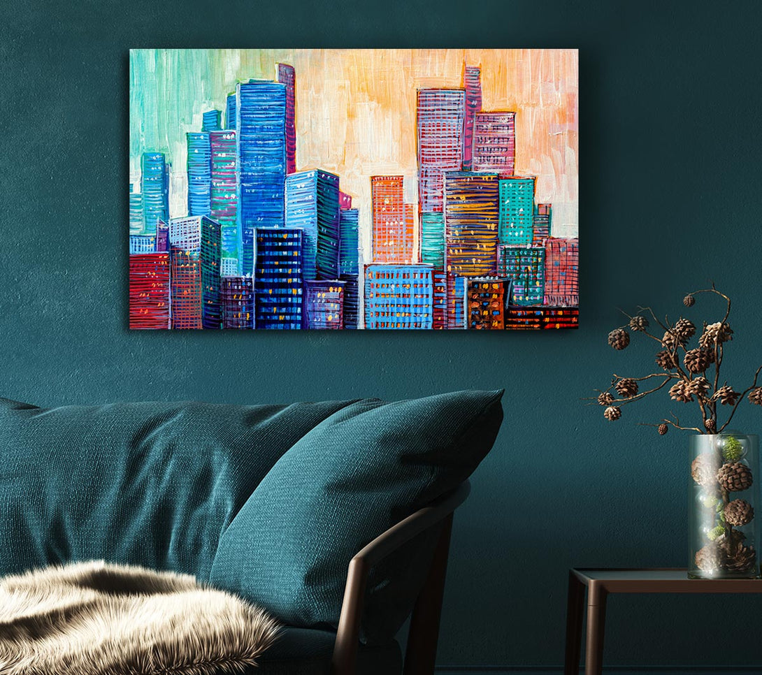 Picture of The Blues City Canvas Print Wall Art