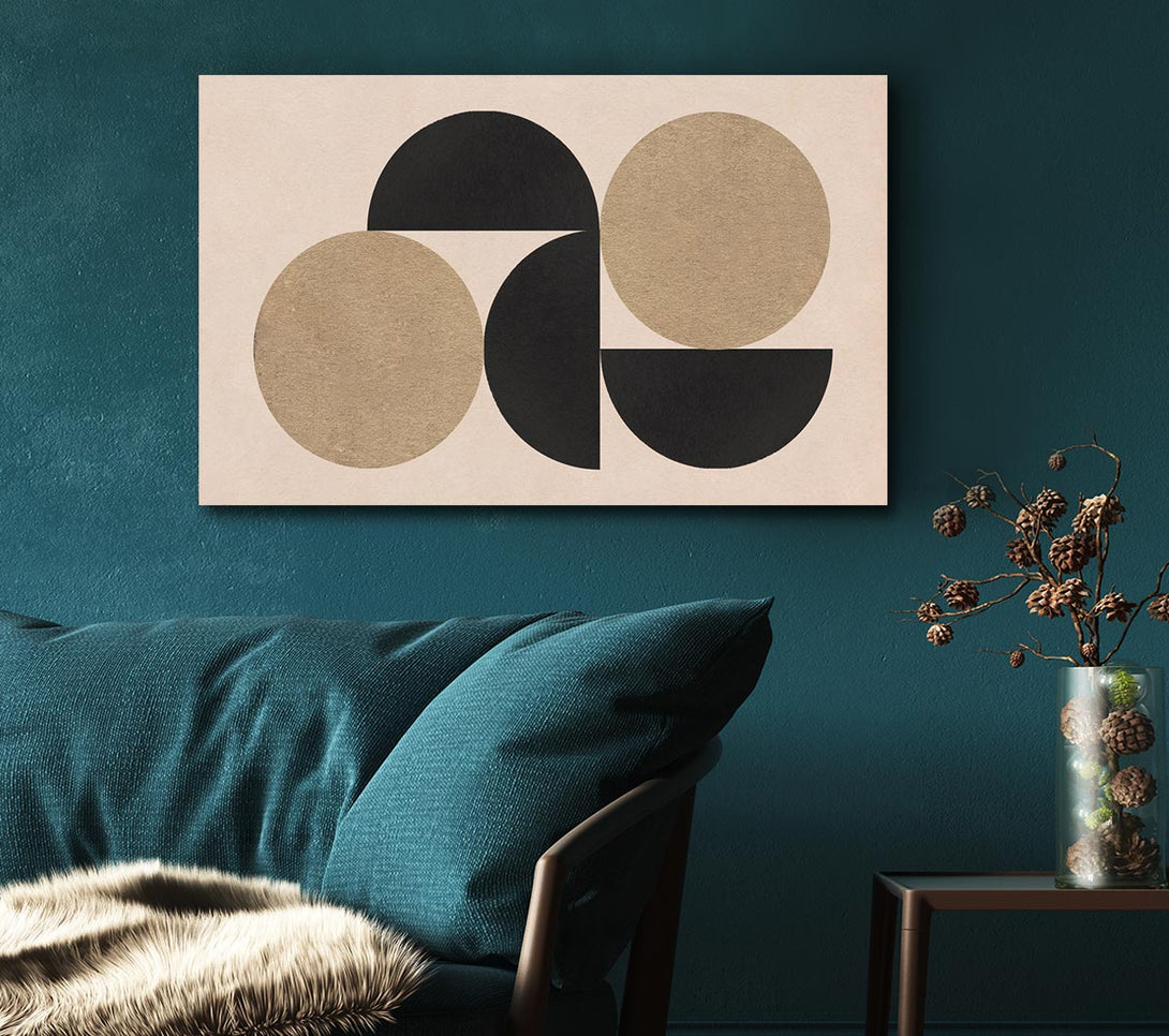 Picture of Semi Circle Simplicity Canvas Print Wall Art