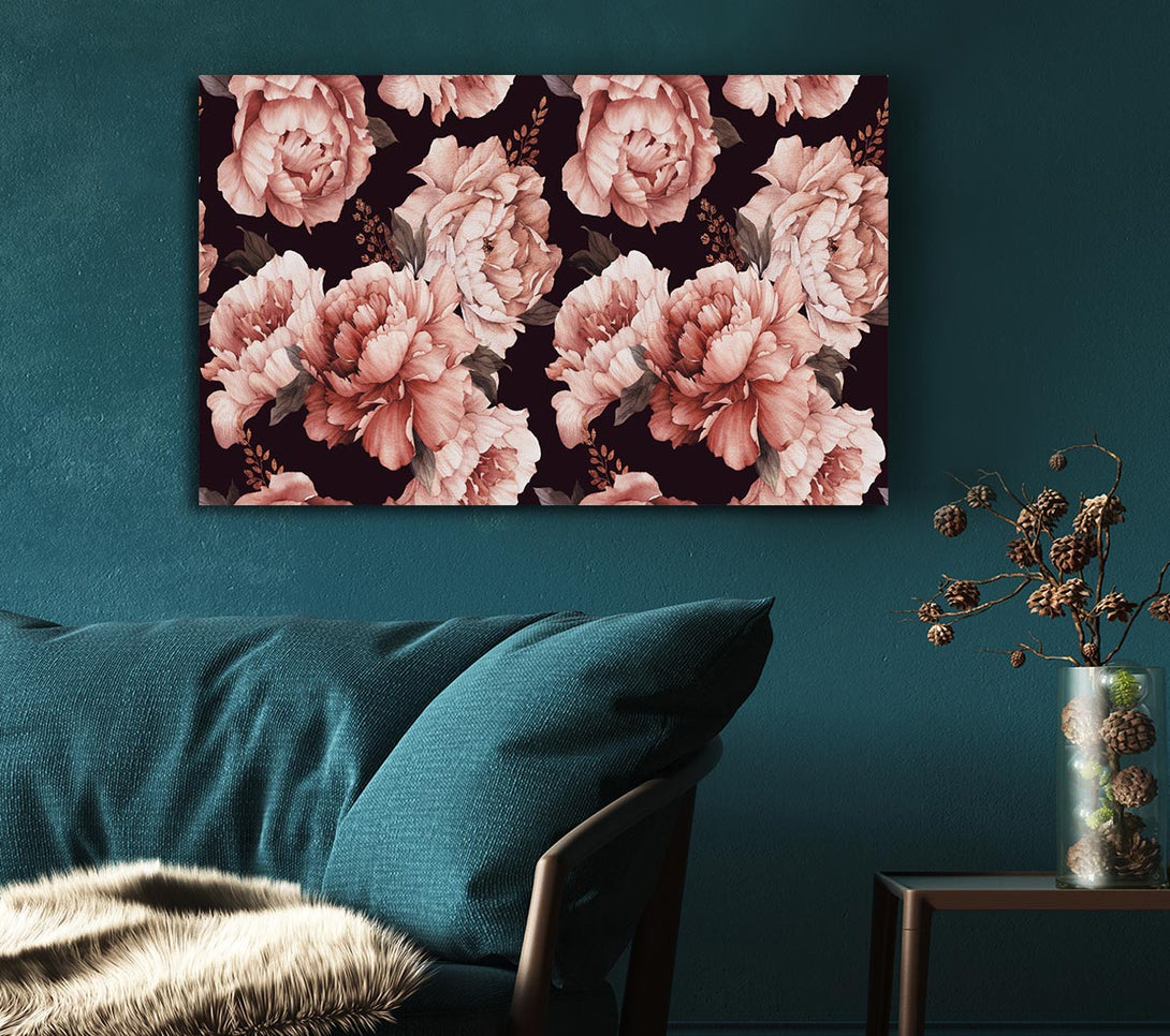 Picture of Pink Carnation Beauty Canvas Print Wall Art