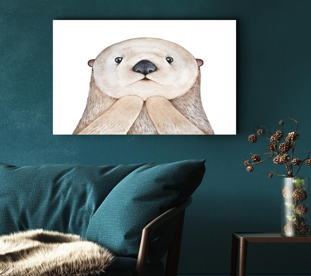 Picture of Otter Day What Canvas Print Wall Art