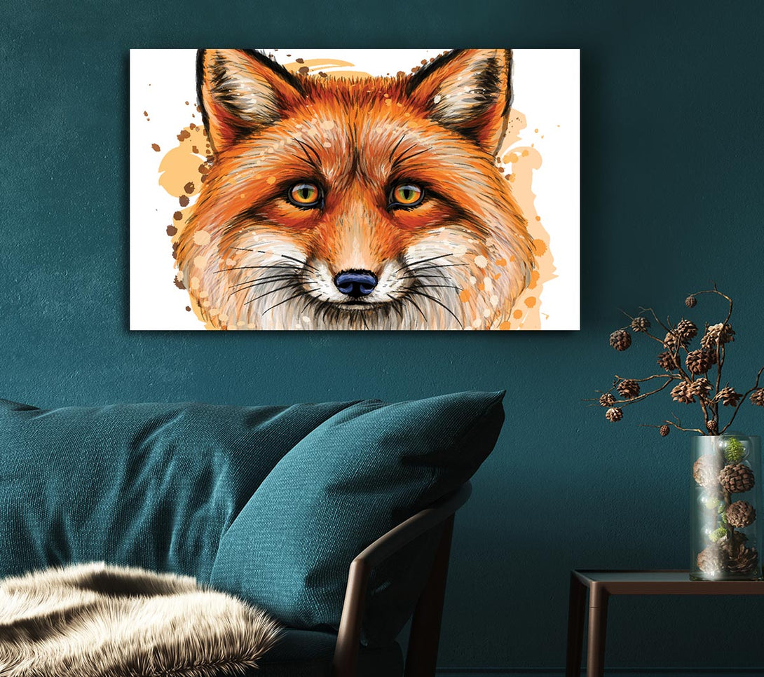 Picture of The Ginger Fox Canvas Print Wall Art