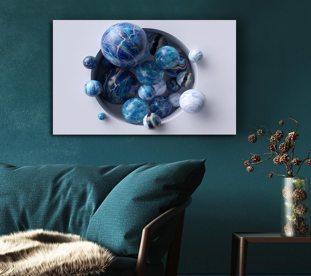 Picture of The Spheres In The Hole Canvas Print Wall Art