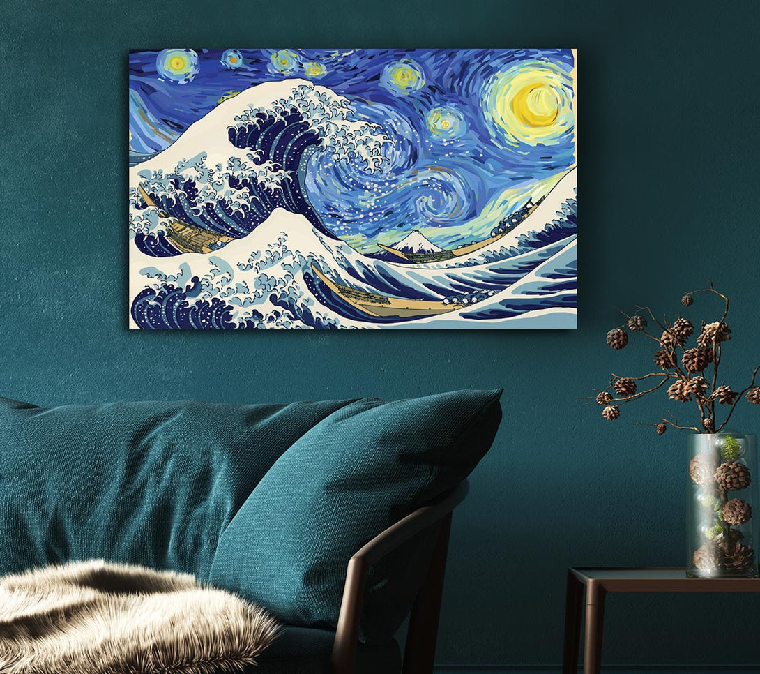 Picture of The Classic Art Mashup Canvas Print Wall Art