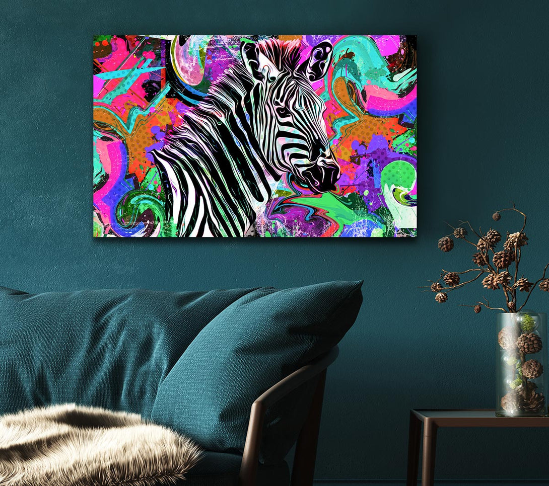 Picture of The Urban Zebra Canvas Print Wall Art