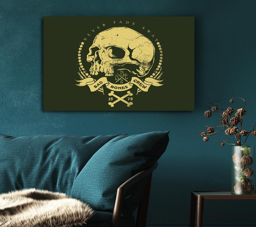 Picture of Bad Bones Crew Canvas Print Wall Art