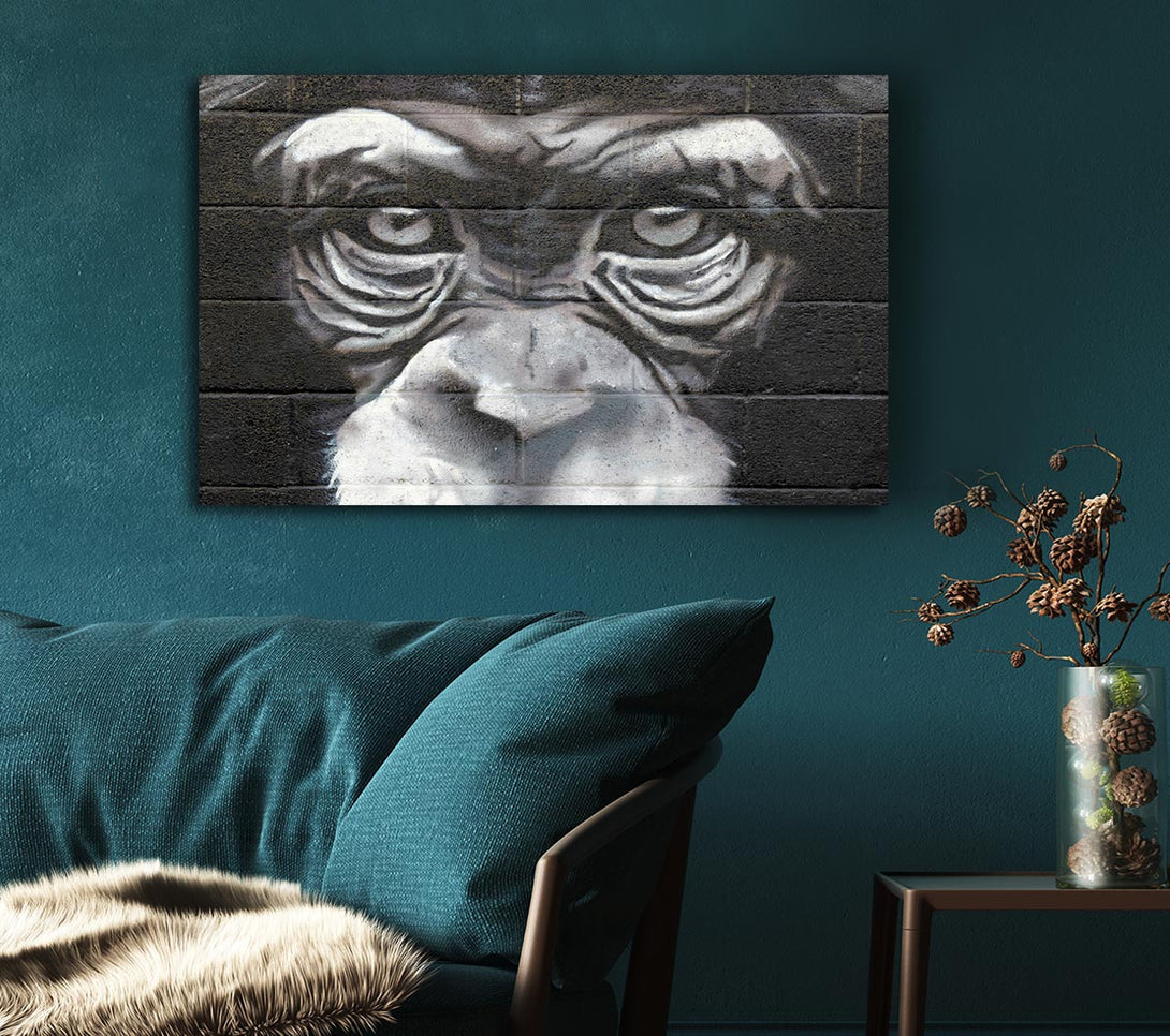 Picture of The Chimp Eyes Canvas Print Wall Art