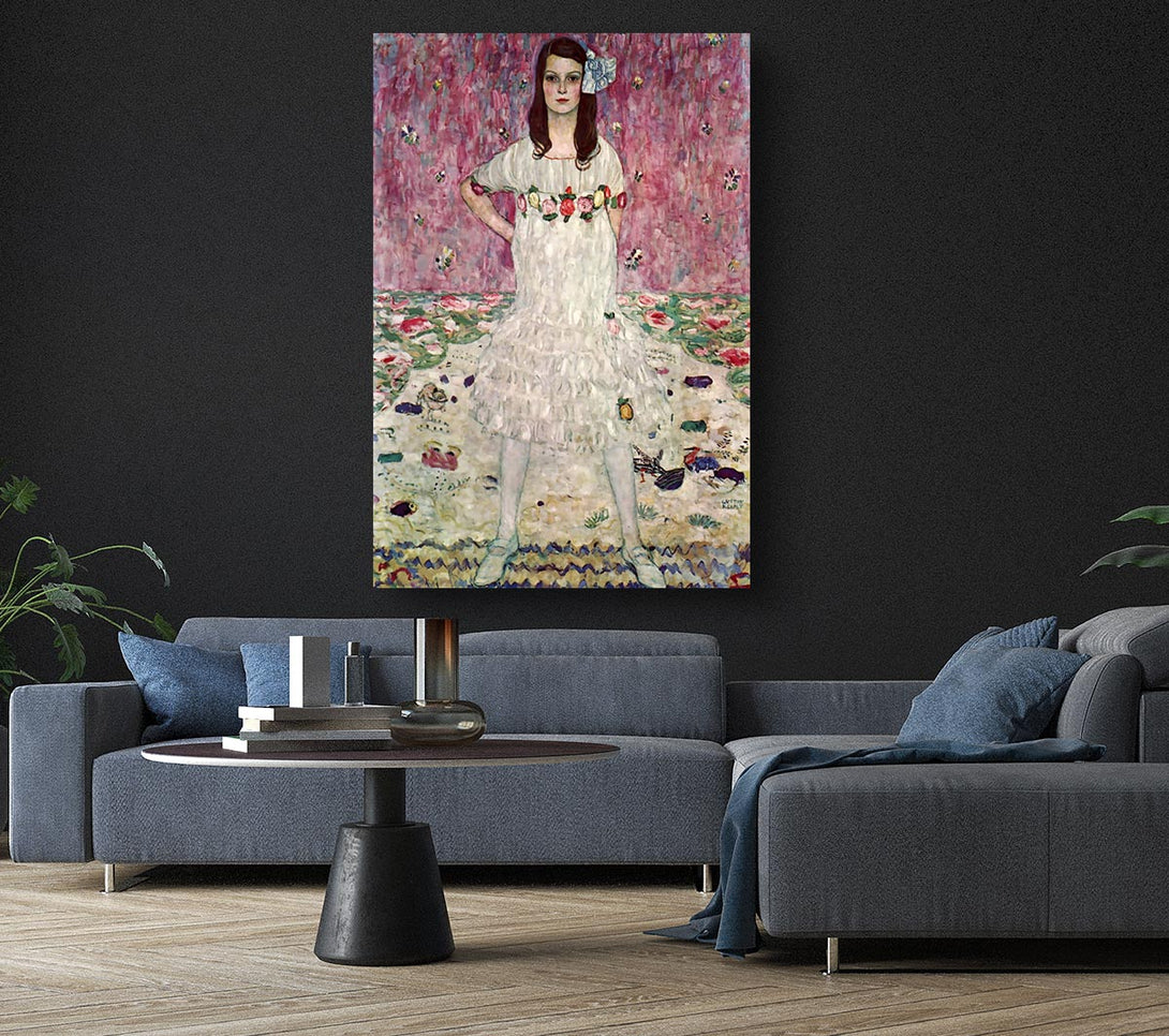 Picture of Klimt Eugenia Primavesi Canvas Print Wall Art