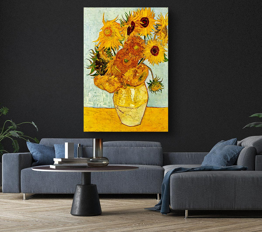 Picture of Van Gogh Sunflowers Canvas Print Wall Art