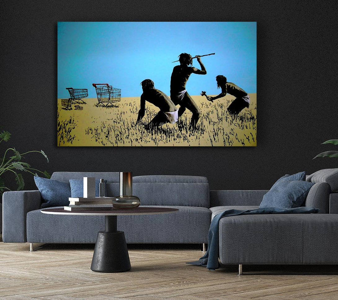 Picture of Trolley Hunters Canvas Print Wall Art