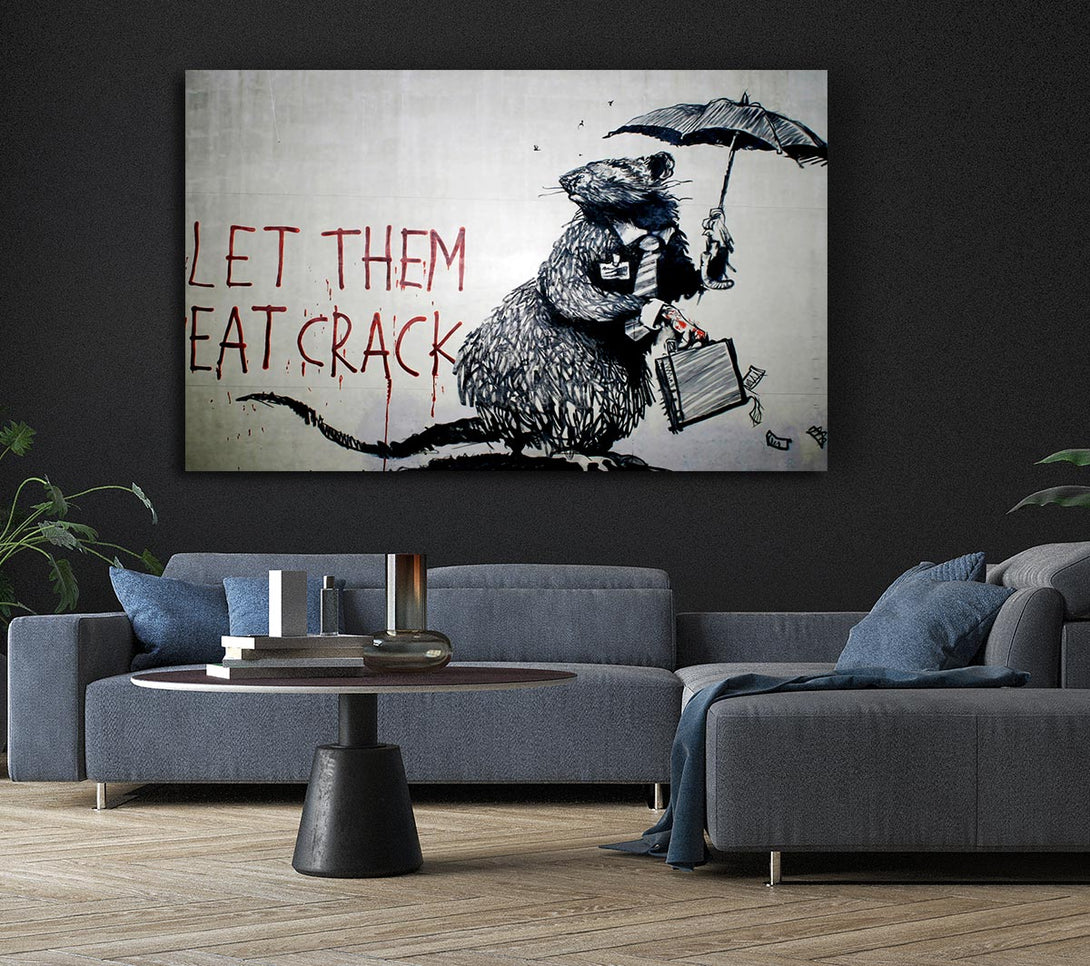 Picture of Let Them Eat Crack Canvas Print Wall Art