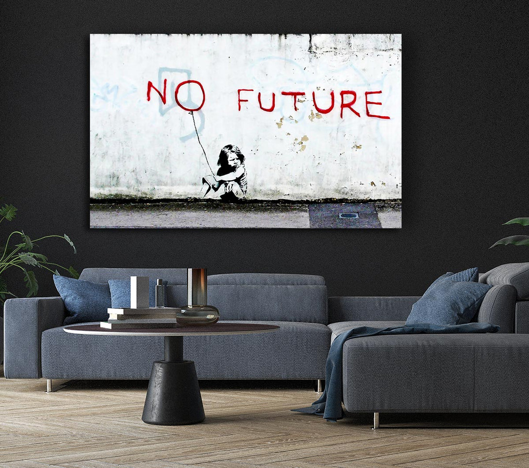 Picture of No Future Balloon Canvas Print Wall Art