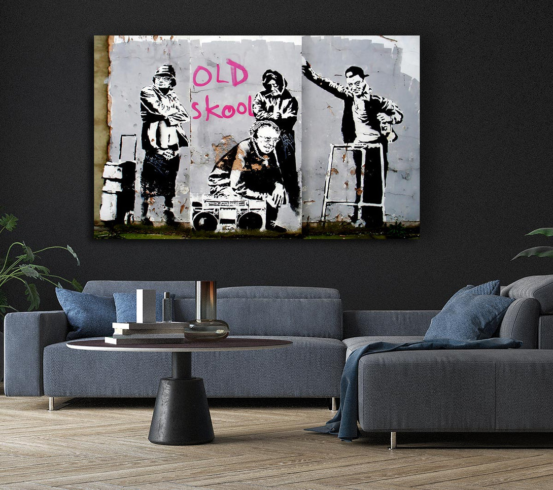 Picture of Old Skool Canvas Print Wall Art