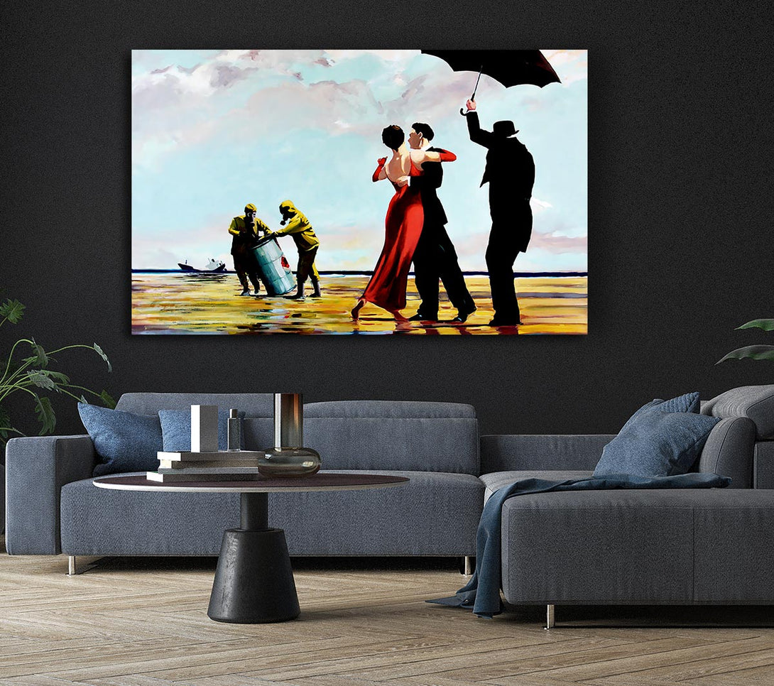 Picture of Toxic Waste Dance Canvas Print Wall Art