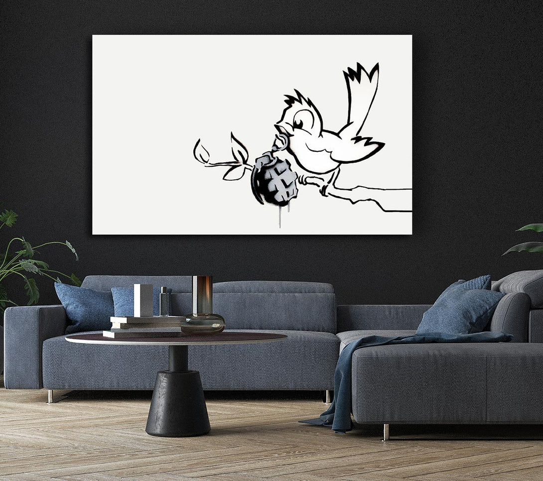 Picture of Bird Granade Canvas Print Wall Art