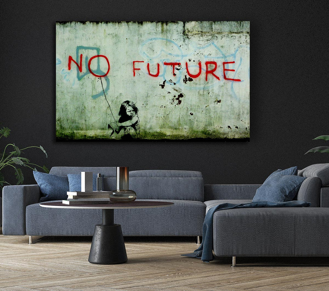 Picture of No Future Clean Canvas Print Wall Art