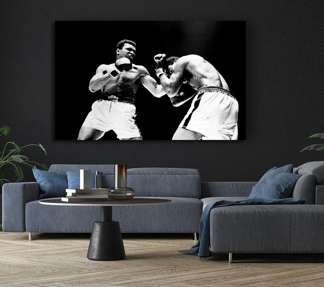 Picture of Muhammad Ali Fist Of Power Canvas Print Wall Art