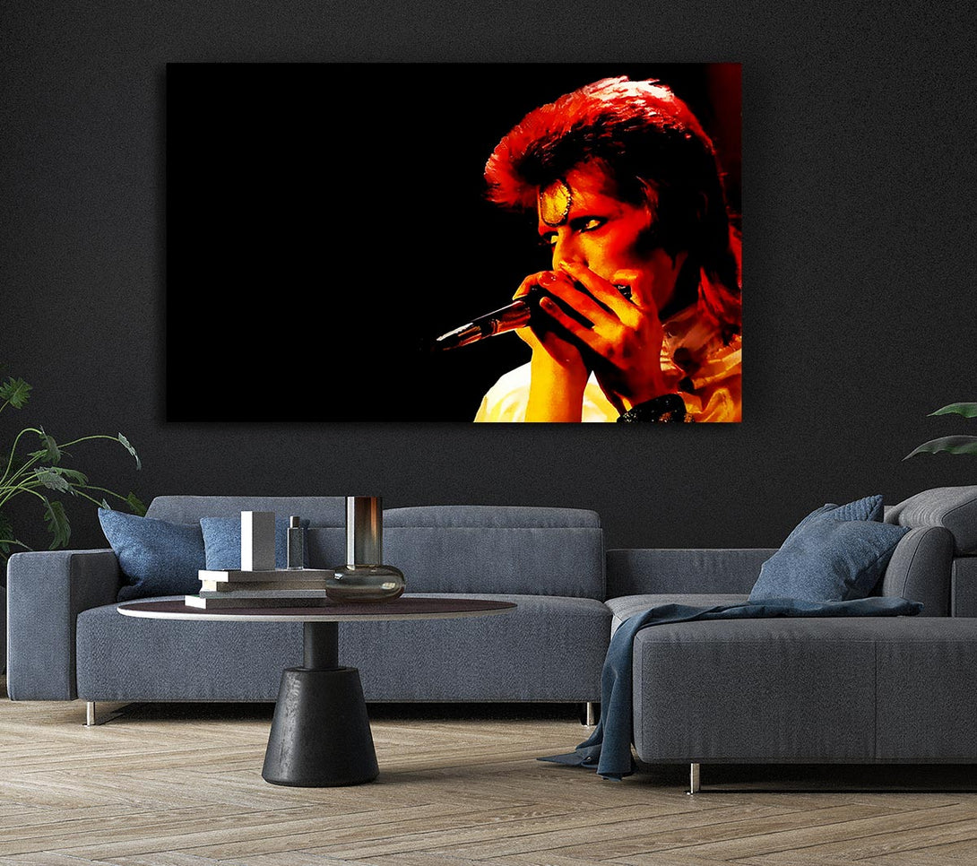 Picture of David Bowie Ziggy Pop Canvas Print Wall Art