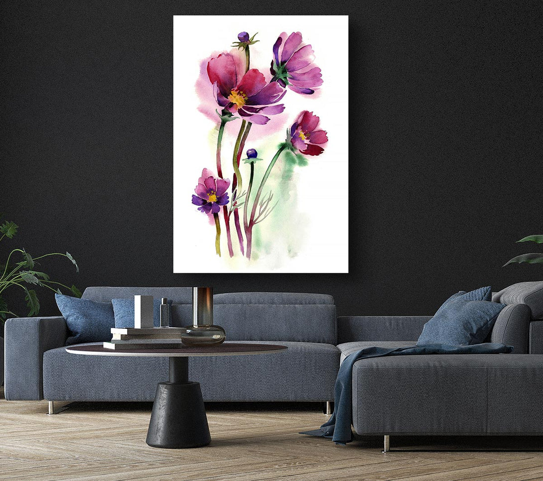 Picture of Wild Flower Beauty Canvas Print Wall Art