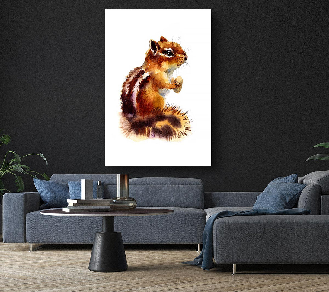 Picture of Squirrel Nuts Canvas Print Wall Art