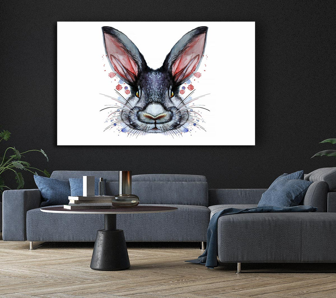 Picture of Pink Rabbit Ears Canvas Print Wall Art