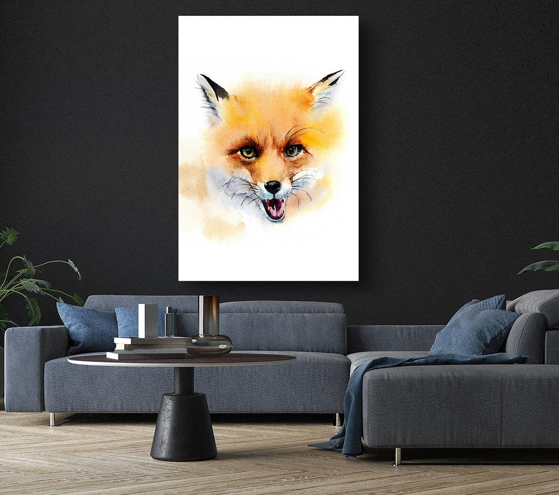 Picture of Cheeky Fox Canvas Print Wall Art