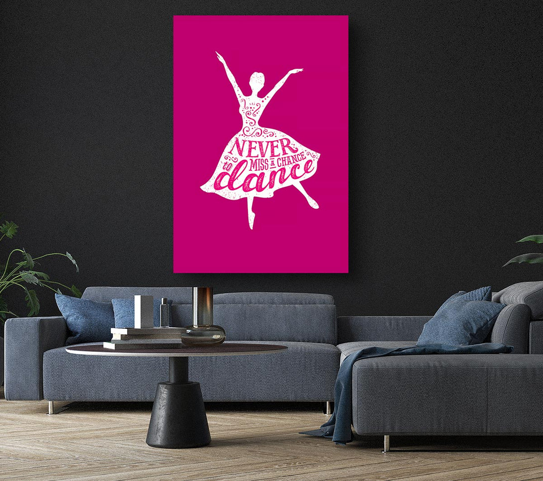 Picture of Never Miss A Chance To Dance 2 Canvas Print Wall Art