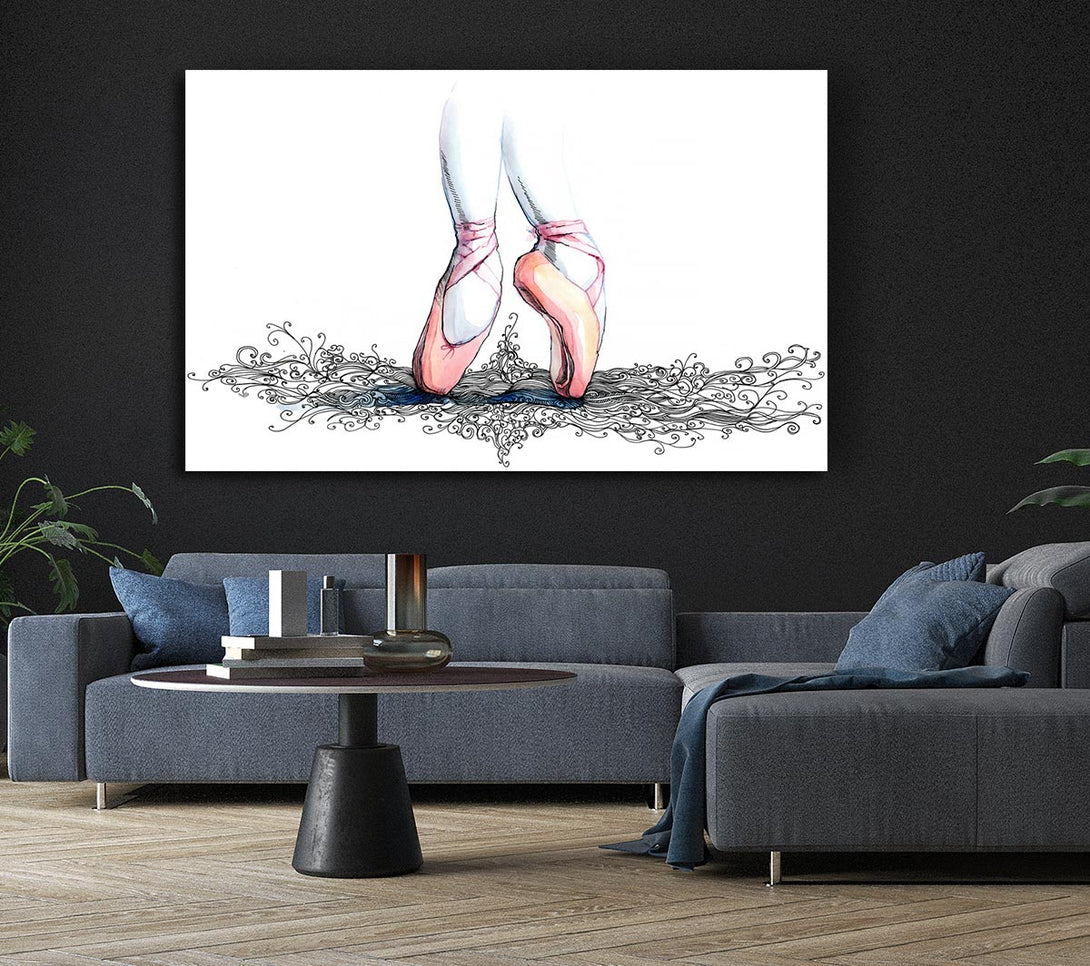 Picture of Ballerina Shoes 3 Canvas Print Wall Art