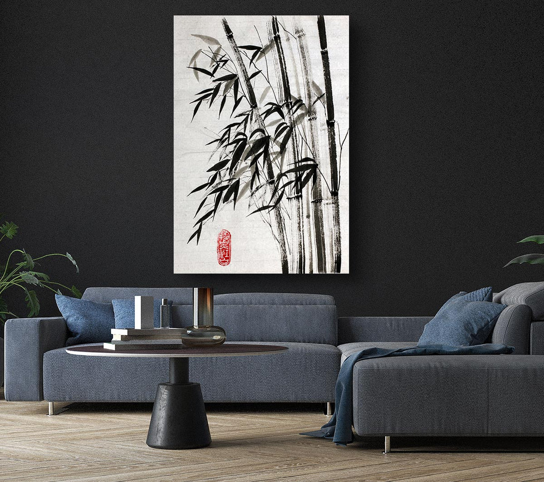 Picture of Chinese Bamboo 2 Canvas Print Wall Art