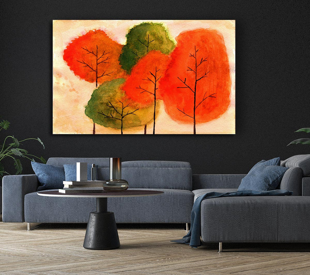 Picture of Autumn Trees 1 Canvas Print Wall Art