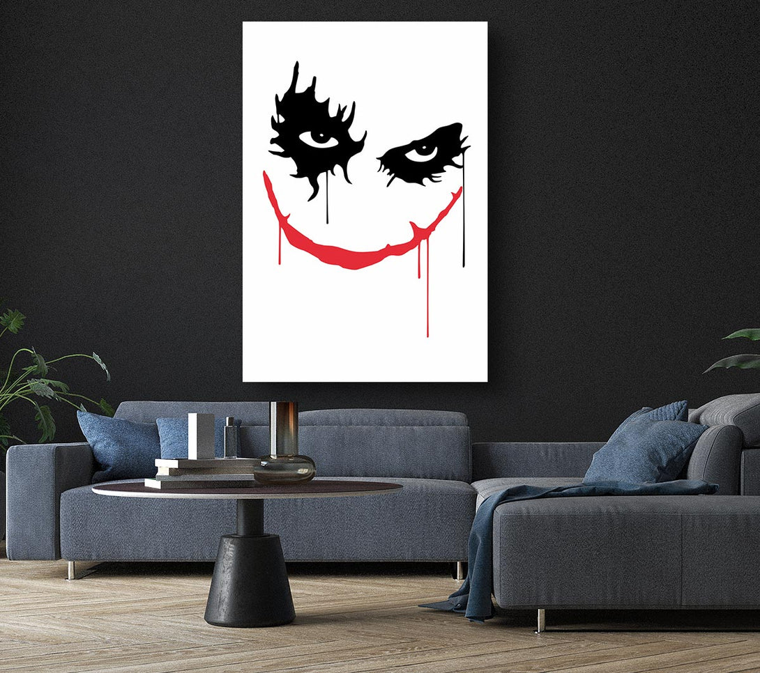 Picture of Joker Face Canvas Print Wall Art