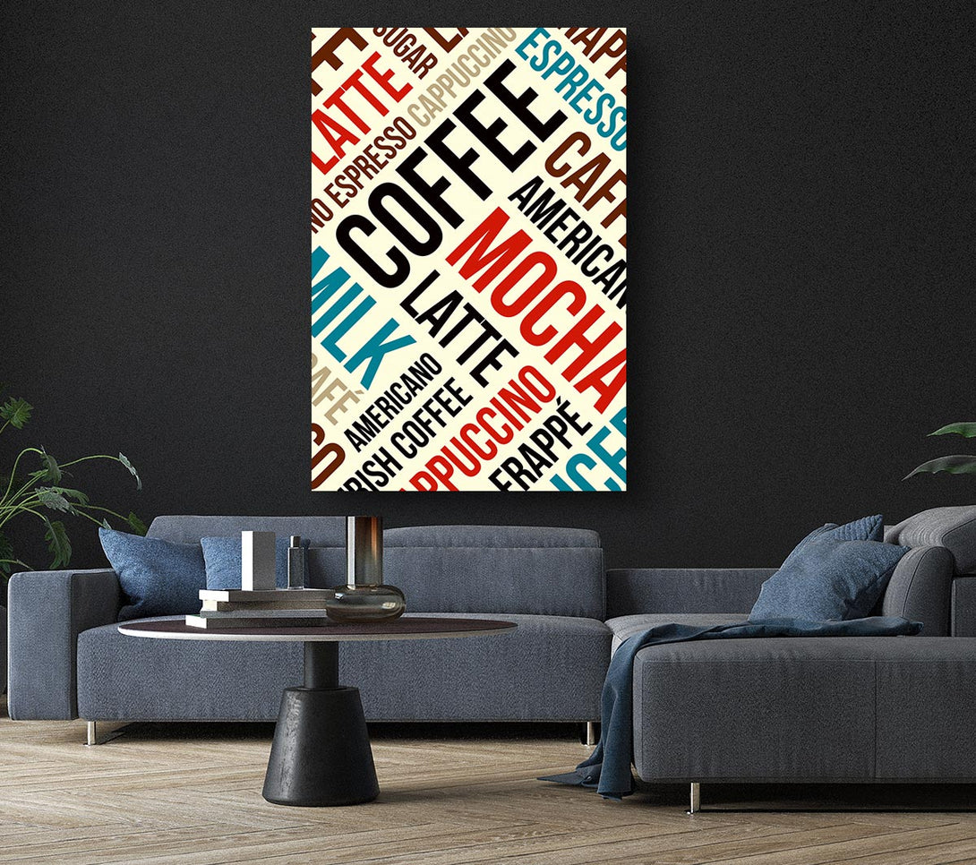 Picture of Coffee Heaven Canvas Print Wall Art