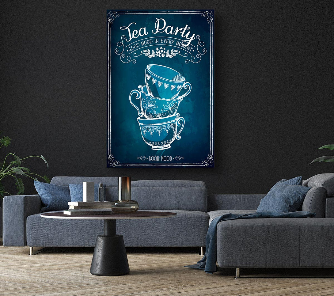 Picture of Tea Party 1 Canvas Print Wall Art