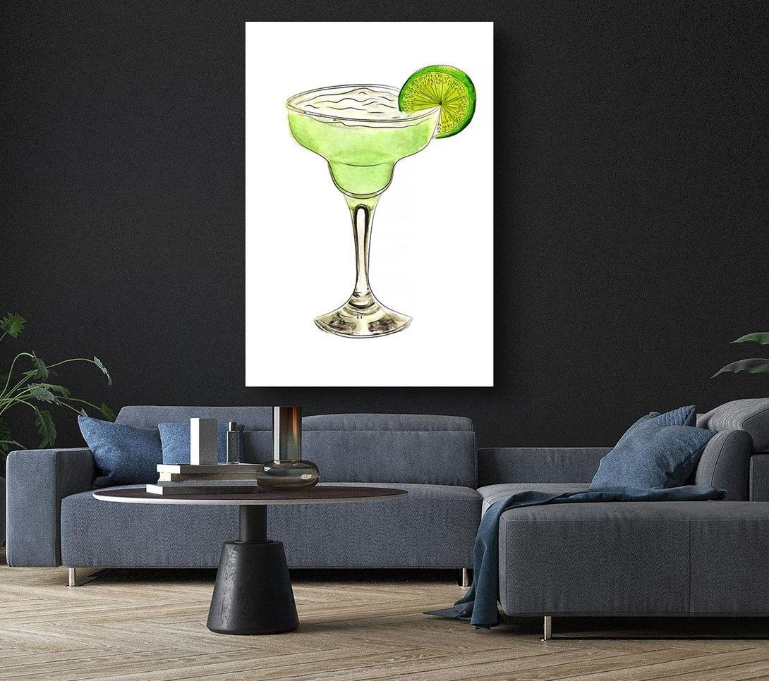 Picture of Margarita Cocktail 1 Canvas Print Wall Art