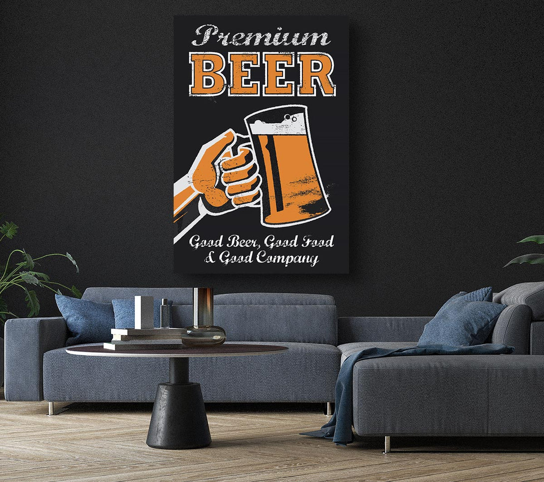 Picture of Beer Time 4 Canvas Print Wall Art