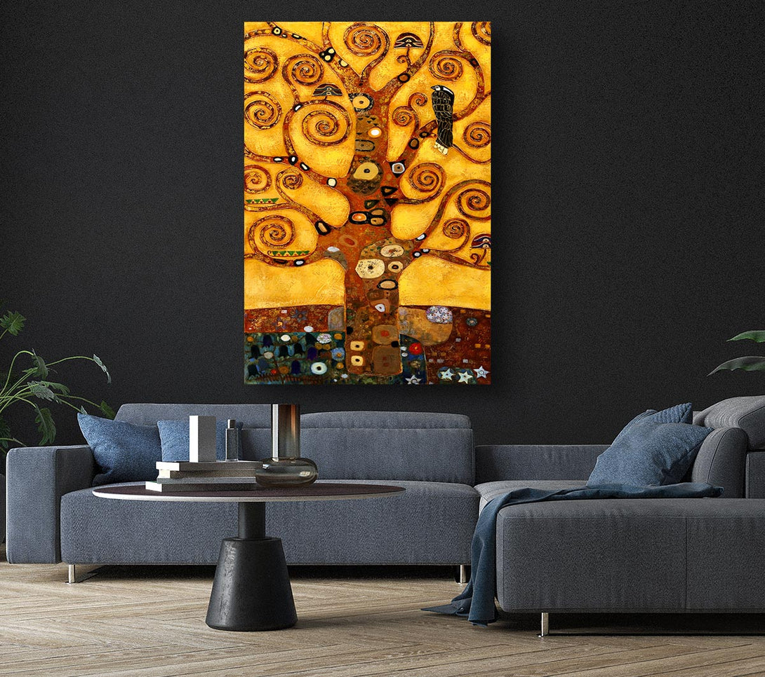 Picture of Klimt Tree Canvas Print Wall Art