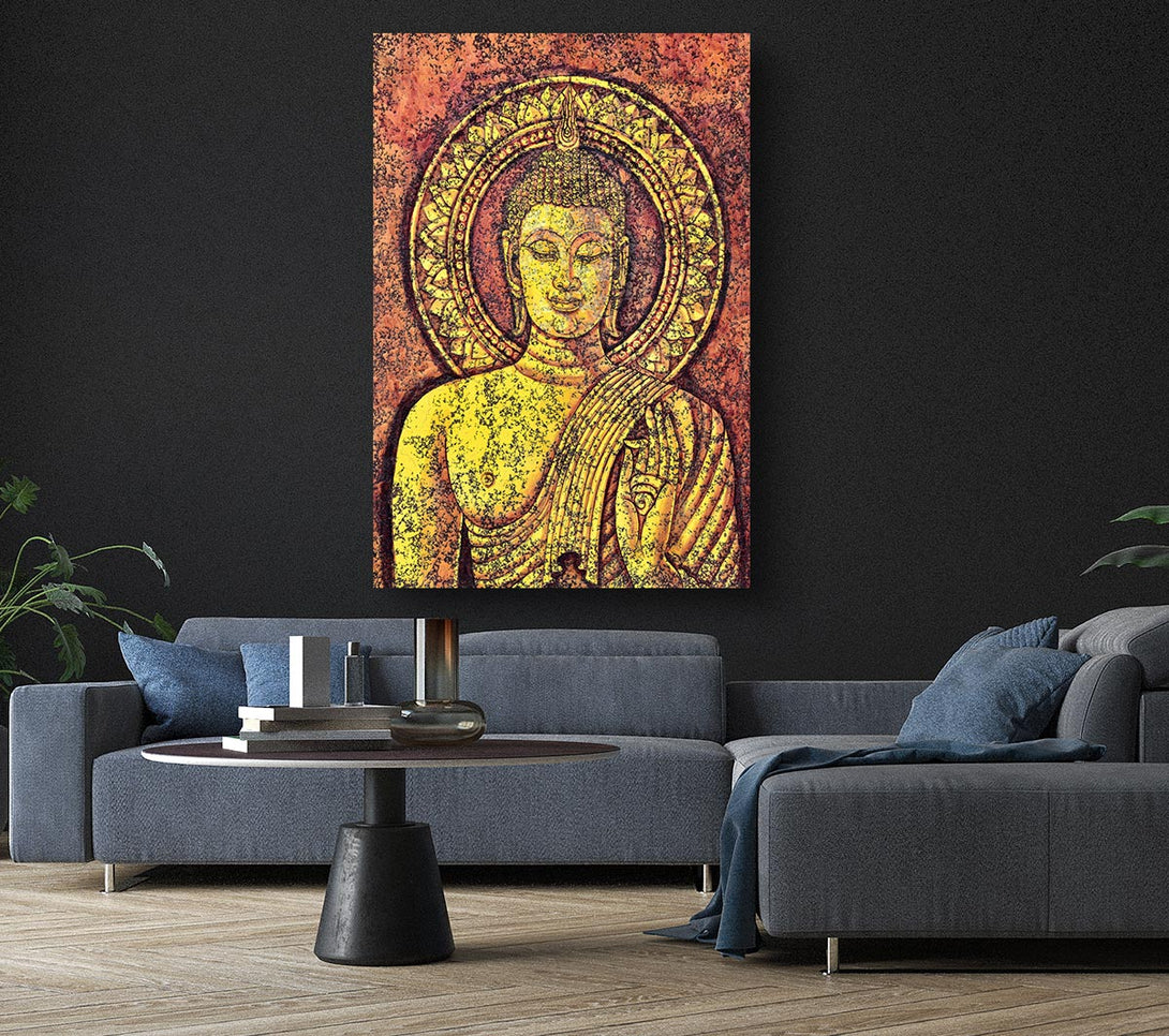 Picture of Golden Buddha 1 Canvas Print Wall Art