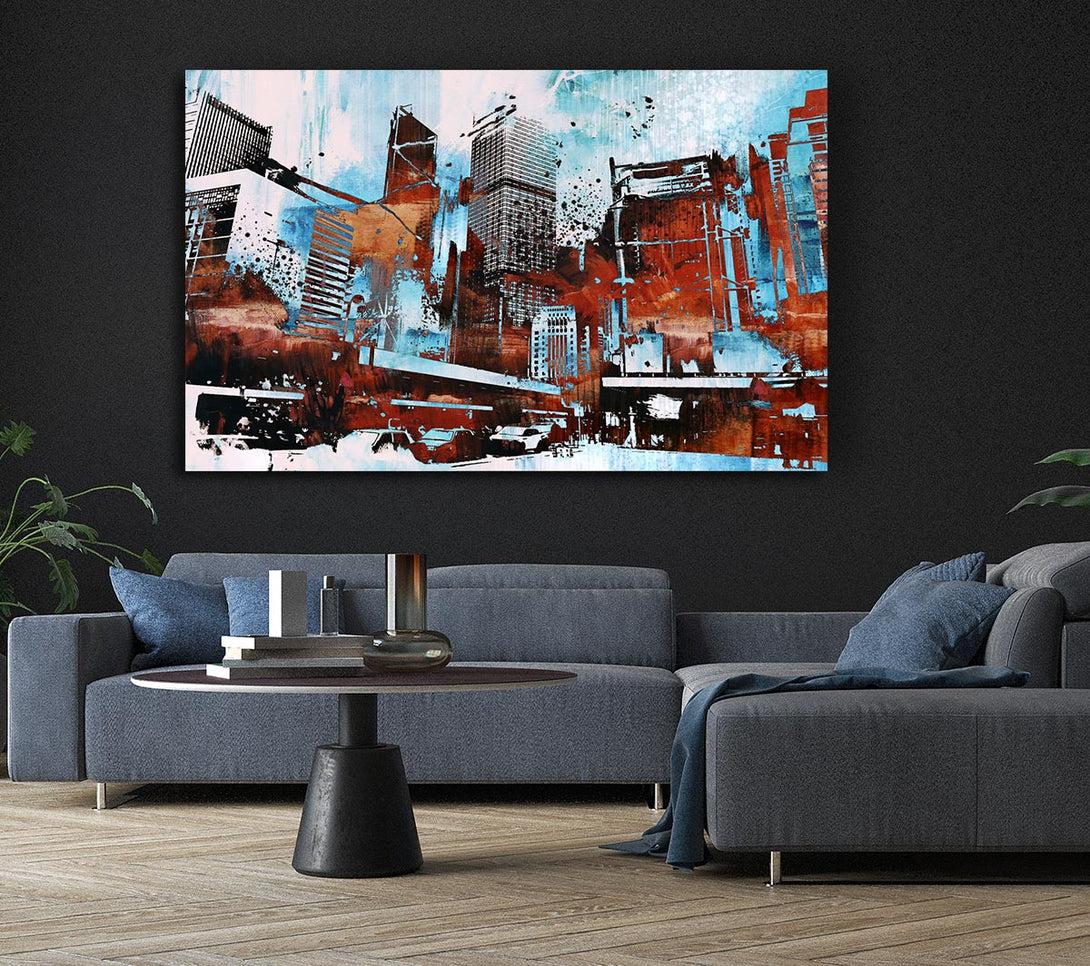 Picture of Chocolate City Blues 1 Canvas Print Wall Art