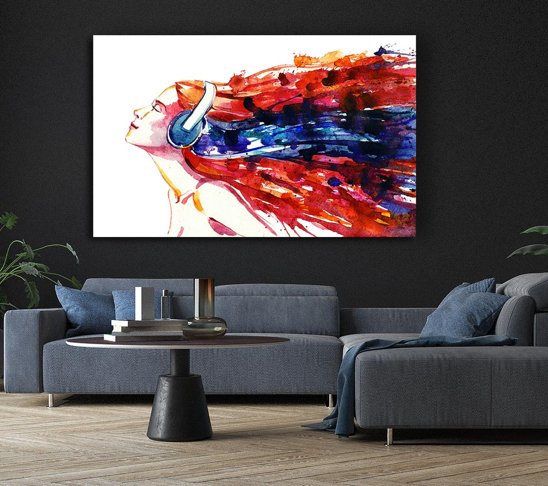 Picture of Music Moves Me Canvas Print Wall Art