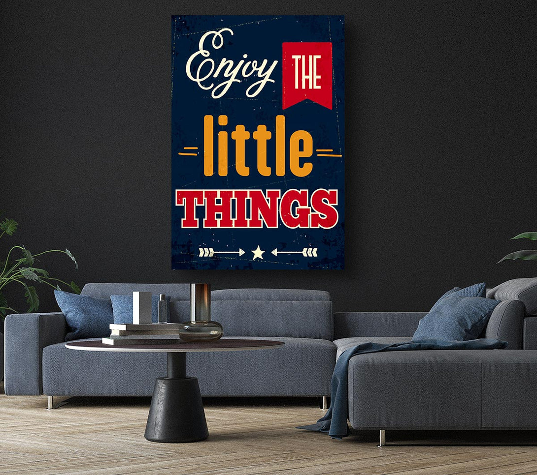 Picture of Enjoy The Little Things 1 Canvas Print Wall Art