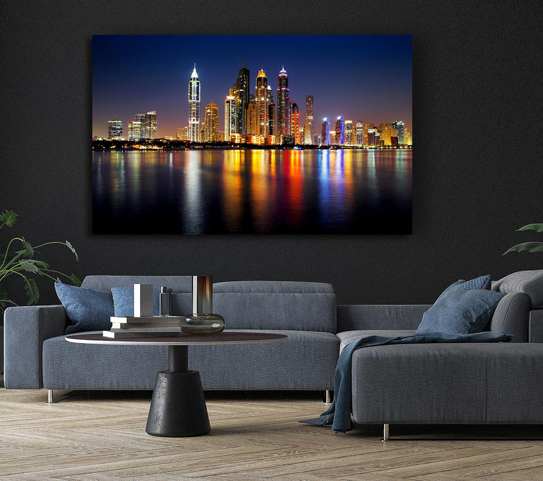 Picture of Colourful Reflections Canvas Print Wall Art