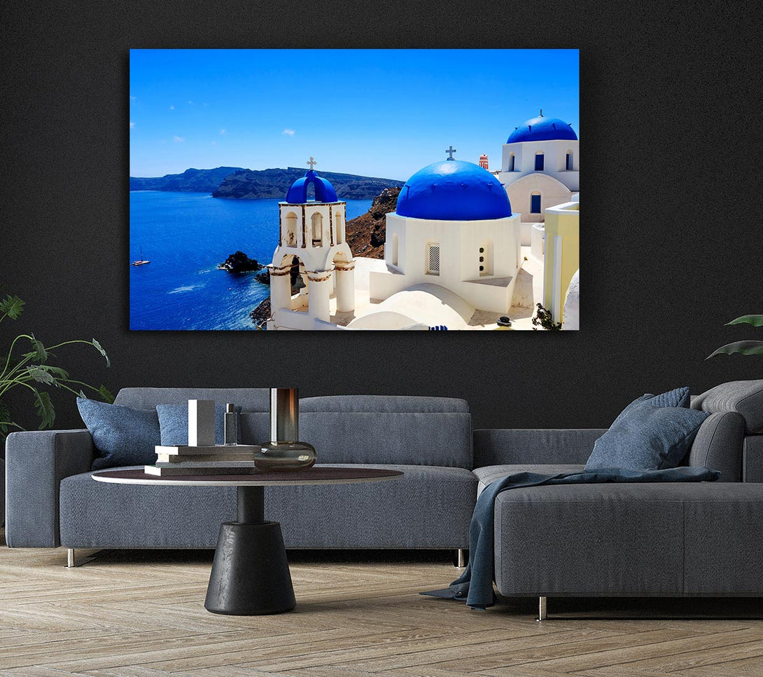 Picture of Santorini Wonder Canvas Print Wall Art