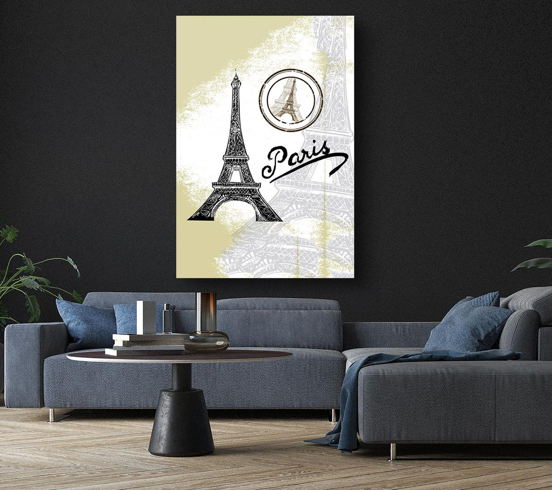 Picture of Eiffel Tower Canvas Print Wall Art