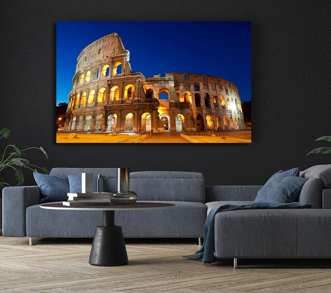 Picture of Colosseum Under The Twilight Canvas Print Wall Art