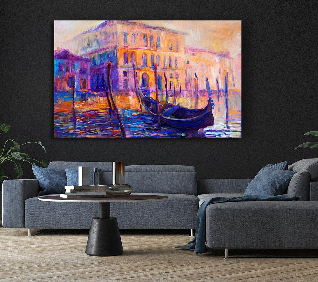 Picture of Lonesome Gondola Canvas Print Wall Art